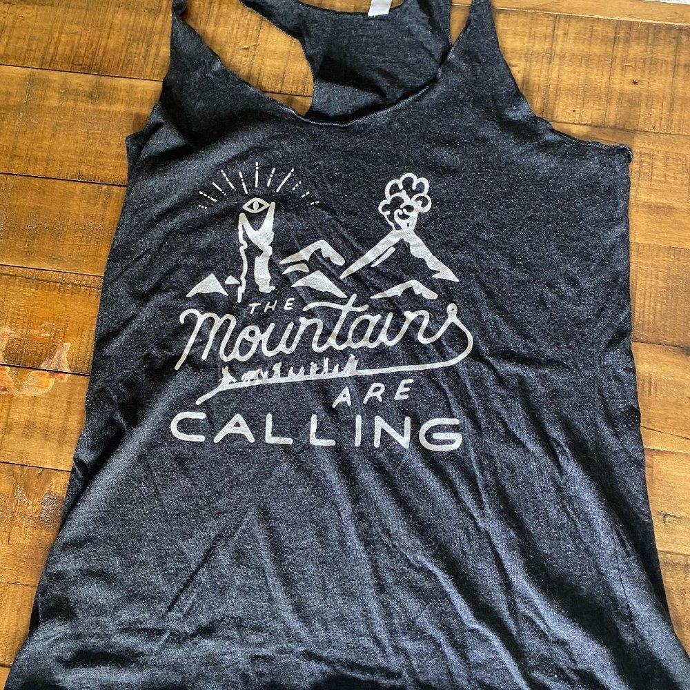 Next Level Apparel - "The Mountains Are Calling" Graphic Tank